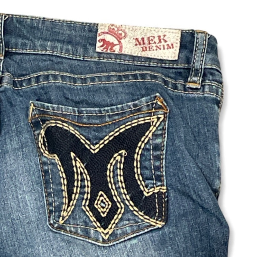 MEK DENIM CYPRESS BOOT CUT Classic Blue Women's Jeans SIZE 30/34 - Picture 4 of 4